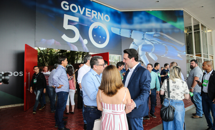 O governador Carlos Massa Ratinho Junior faz a abertura nesta quinta-feira (31),  do encontro de capacitação Governo 5.0 no Hotel Rafain Palace & Convention, em Foz do Iguaçu. Foz do Iguaçu, 17/10/2019 -  Foto: Geraldo Bubniak/AEN
