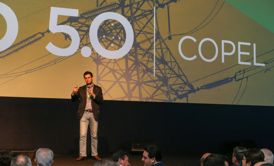 Daniel Pimentel, da Copel participa nesta quinta-feira (31),  do encontro de capacitação Governo 5.0 no Hotel Rafain Palace & Convention, em Foz do Iguaçu. Foz do Iguaçu, 31/10/2019 -  Foto: Geraldo Bubniak/AEN