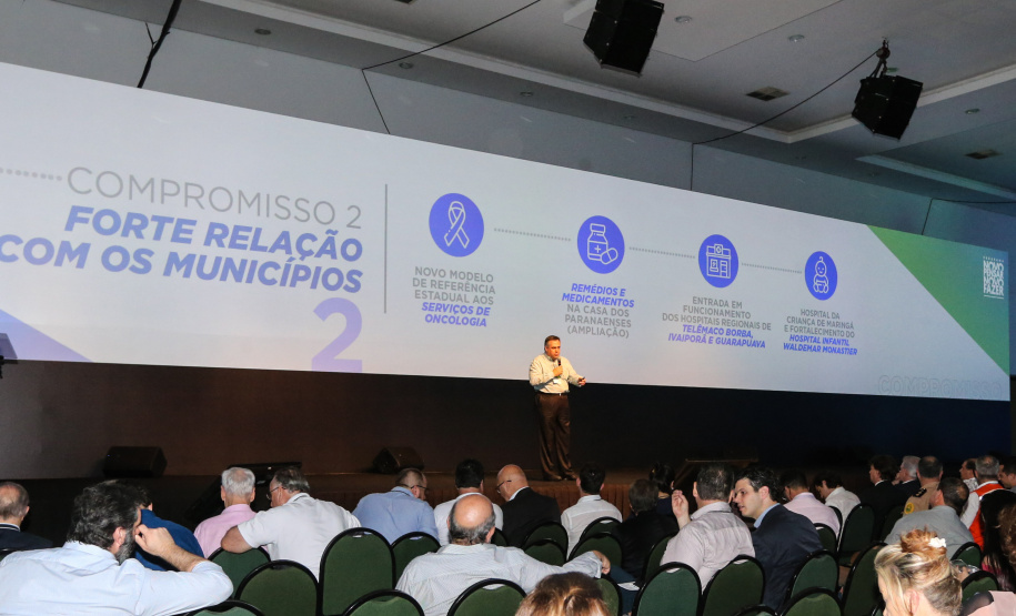 O Secretário de Estado da Saúde Beto Preto participa nesta quinta-feira (31), do encontro de capacitação Governo 5.0 no Hotel Rafain Palace & Convention, em Foz do Iguaçu. Foz do Iguaçu, 31/10/2019 - Foto: Geraldo Bubniak/AEN