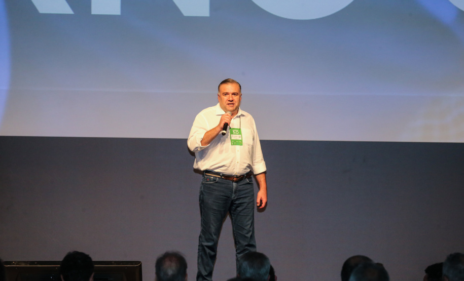 Secretário de Estado Da Justiça,  Trabalho e Família Ney Leprevost  participa nesta quinta-feira (31),  do encontro de capacitação Governo 5.0 no Hotel Rafain Palace & Convention, em Foz do Iguaçu. Foz do Iguaçu, 31/10/2019 -  Foto: Geraldo Bubniak/AEN