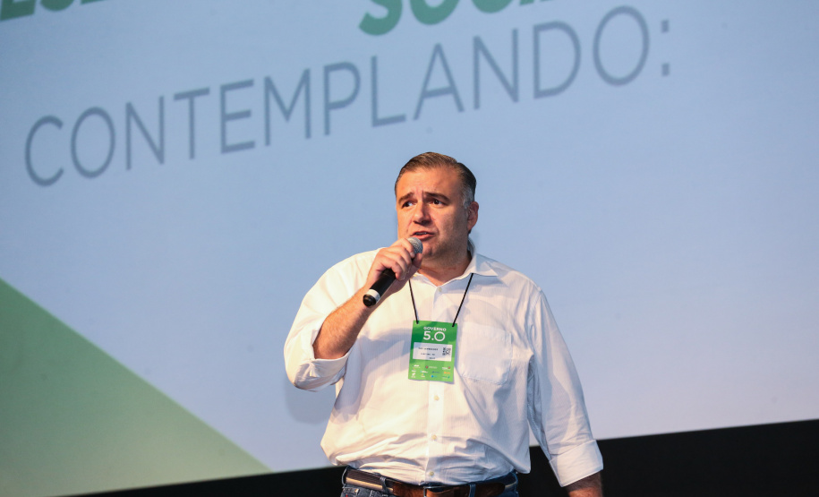 Secretário de Estado Da Justiça,  Trabalho e Família Ney Leprevost  participa nesta quinta-feira (31),  do encontro de capacitação Governo 5.0 no Hotel Rafain Palace & Convention, em Foz do Iguaçu. Foz do Iguaçu, 31/10/2019 -  Foto: Geraldo Bubniak/AEN