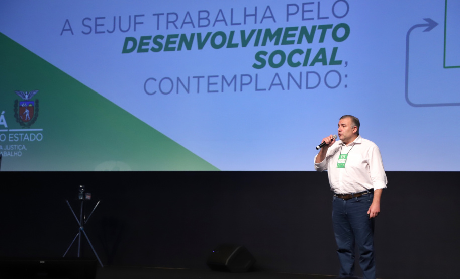 Secretário de Estado Da Justiça,  Trabalho e Família Ney Leprevost  participa nesta quinta-feira (31),  do encontro de capacitação Governo 5.0 no Hotel Rafain Palace & Convention, em Foz do Iguaçu. Foz do Iguaçu, 31/10/2019 -  Foto:José Fernando Ogura/AEN