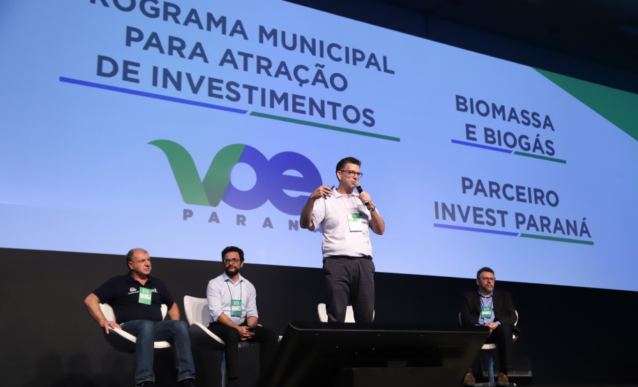 Eduardo Bekin, da Paraná Invest participa nesta quinta-feira (31),  do encontro de capacitação Governo 5.0 no Hotel Rafain Palace & Convention, em Foz do Iguaçu. Foz do Iguaçu, 31/10/2019 -  Foto: José Fernando Ogura/AEN