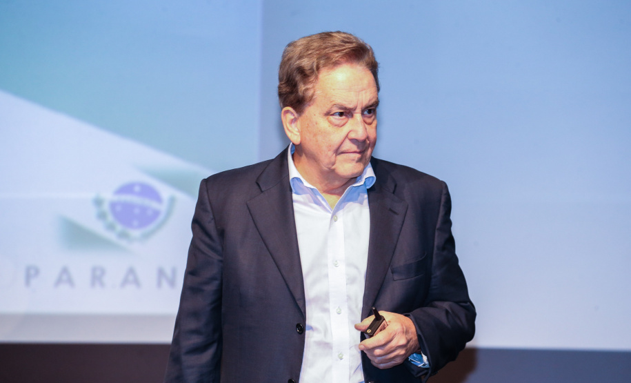 Economista Paulo Rabello, participa nesta quinta-feira (31),  do encontro de capacitação Governo 5.0 no Hotel Rafain Palace & Convention, em Foz do Iguaçu. Foz do Iguaçu, 31/10/2019 -  Foto: Geraldo Bubniak/AEN