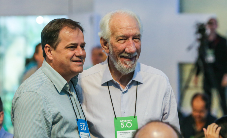 O vice-governador Darci Piana participa nesta sexta-feira (01), do encontro de capacitação Governo 5.0 no Hotel Rafain Palace & Convention, em Foz do Iguaçu. Foz do Iguaçu, 01/11/2019 - Foto: Geraldo Bubniak/AEN