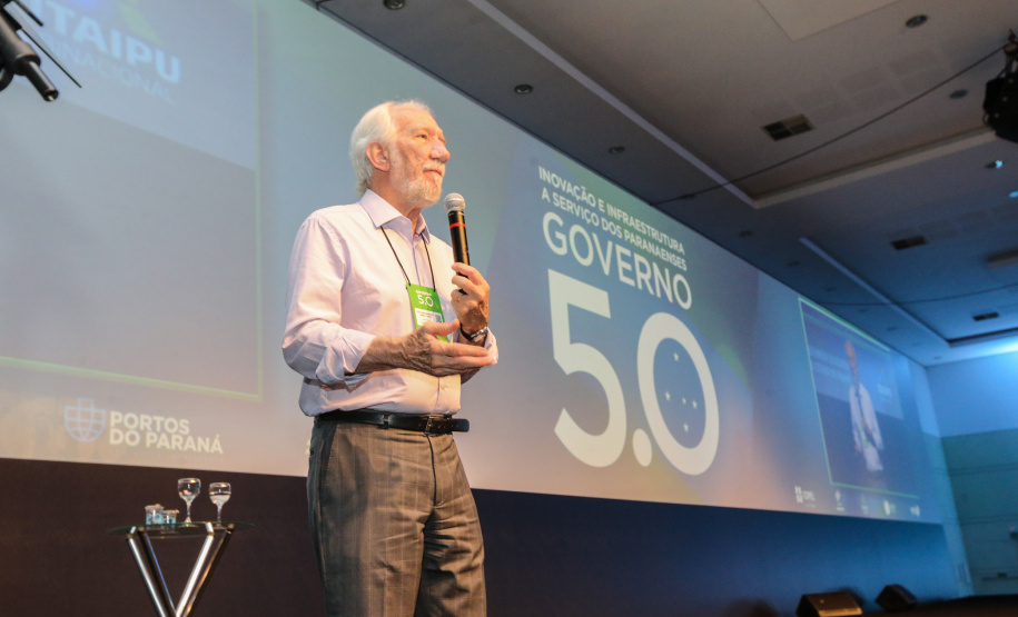 O vice-governador Darci Piana participa nesta sexta-feira (01), do encontro de capacitação Governo 5.0 no Hotel Rafain Palace & Convention, em Foz do Iguaçu. Foz do Iguaçu, 01/11/2019 - Foto: Geraldo Bubniak/AEN