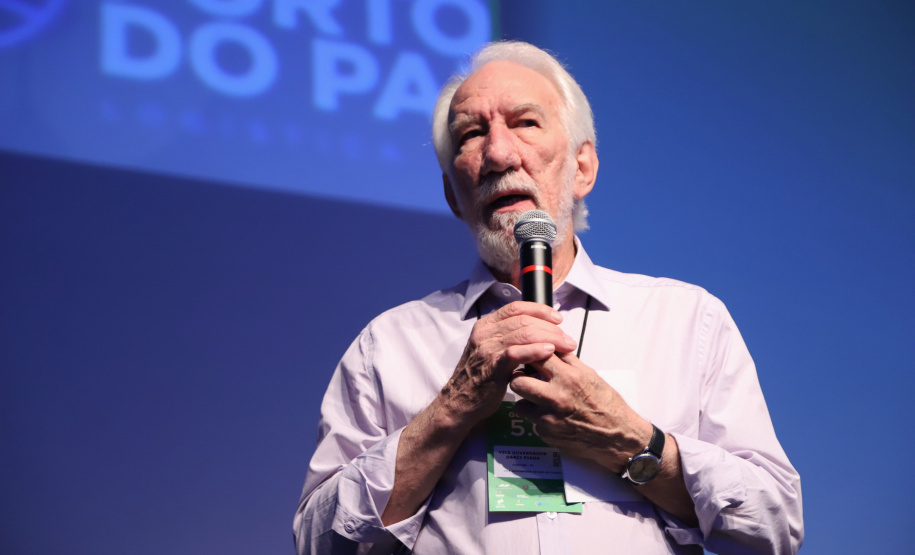 O vice-governador Darci Piana participa nesta sexta-feira (01), do encontro de capacitação Governo 5.0 no Hotel Rafain Palace & Convention, em Foz do Iguaçu. Foz do Iguaçu, 01/11/2019 - Foto: José Fernando Ogura/AEN