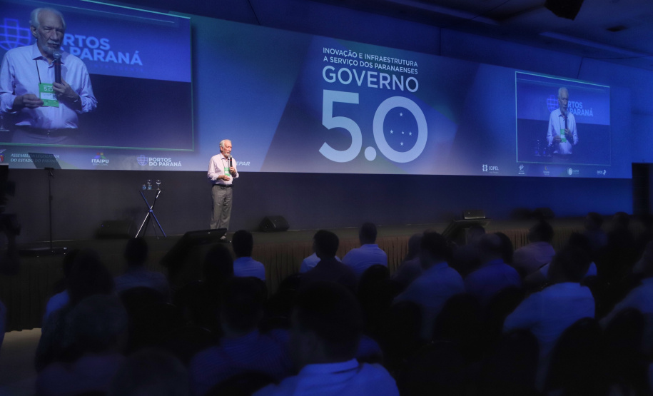 O vice-governador Darci Piana participa nesta sexta-feira (01), do encontro de capacitação Governo 5.0 no Hotel Rafain Palace & Convention, em Foz do Iguaçu. Foz do Iguaçu, 01/11/2019 - Foto: José Fernando Ogura/AEN