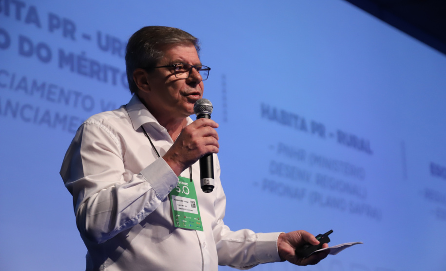 O diretor-presidente da Cohapar - Jorge Lange participa nesta sexta-feira (01),  do encontro de capacitação Governo 5.0 no Hotel Rafain Palace & Convention, em Foz do Iguaçu. Foz do Iguaçu, 01/11/2019 -  Foto: José Fernando Ogura/AEN
