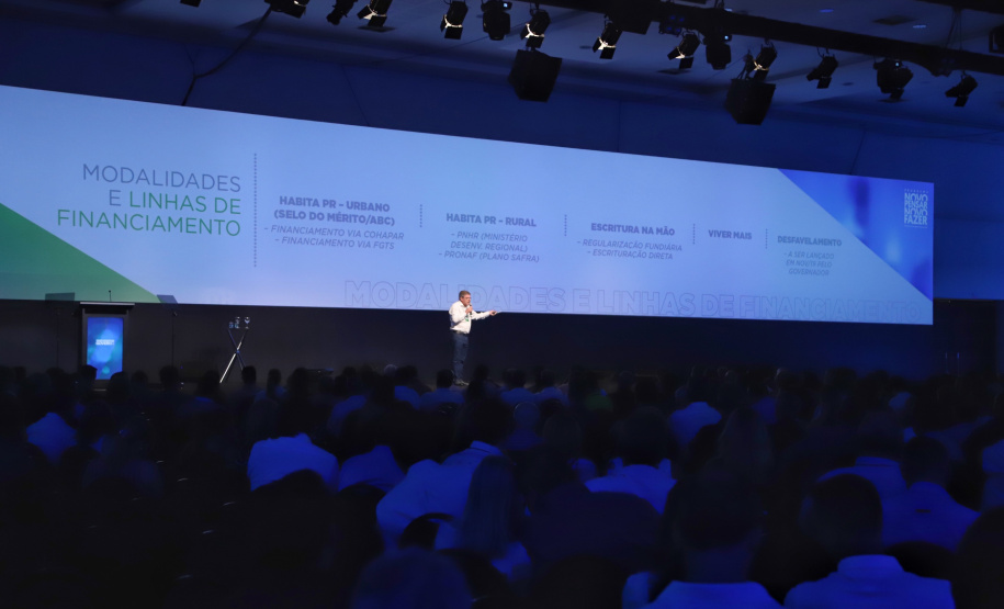 O diretor-presidente da Cohapar - Jorge Lange participa nesta sexta-feira (01),  do encontro de capacitação Governo 5.0 no Hotel Rafain Palace & Convention, em Foz do Iguaçu. Foz do Iguaçu, 01/11/2019 -  Foto: José Fernando Ogura/AEN