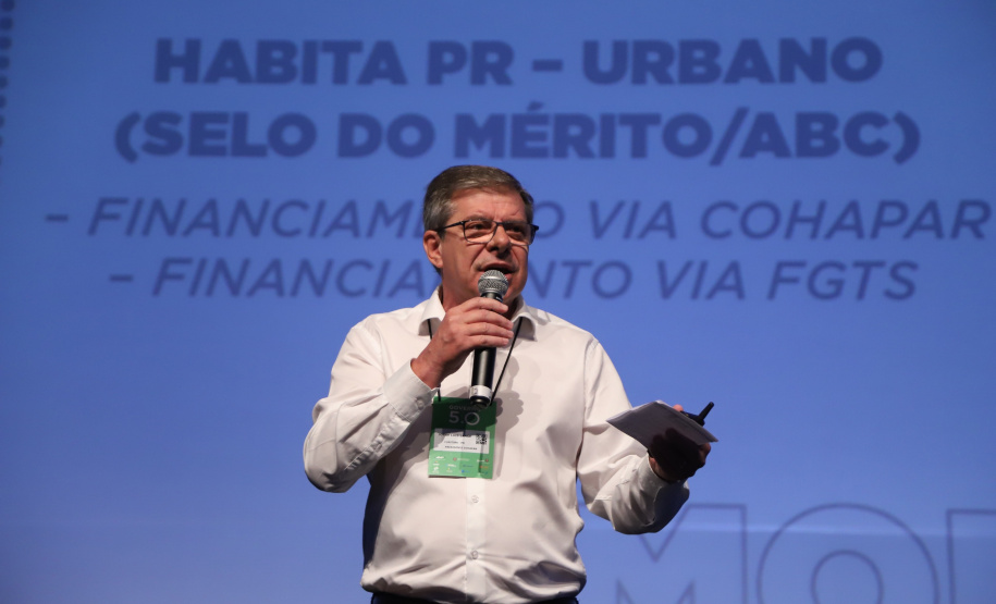 O diretor-presidente da Cohapar - Jorge Lange participa nesta sexta-feira (01),  do encontro de capacitação Governo 5.0 no Hotel Rafain Palace & Convention, em Foz do Iguaçu. Foz do Iguaçu, 01/11/2019 -  Foto: José Fernando Ogura/AEN
