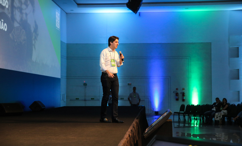 O secretário do Planejamento e Projetos Estruturantes - Valdemar Bernardo Jorge participa nesta sexta-feira (01),  do encontro de capacitação Governo 5.0 no Hotel Rafain Palace & Convention, em Foz do Iguaçu. Foz do Iguaçu, 01/11/2019 -  Foto: Geraldo Bubniak/AEN