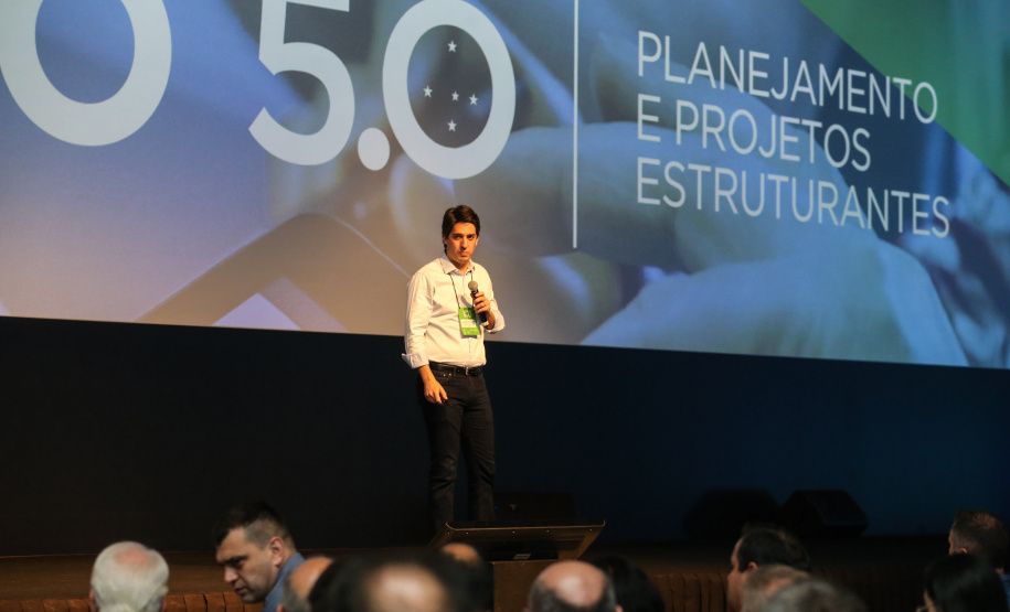 O secretário do Planejamento e Projetos Estruturantes - Valdemar Bernardo Jorge participa nesta sexta-feira (01),  do encontro de capacitação Governo 5.0 no Hotel Rafain Palace & Convention, em Foz do Iguaçu. Foz do Iguaçu, 01/11/2019 -  Foto: Geraldo Bubniak/AEN