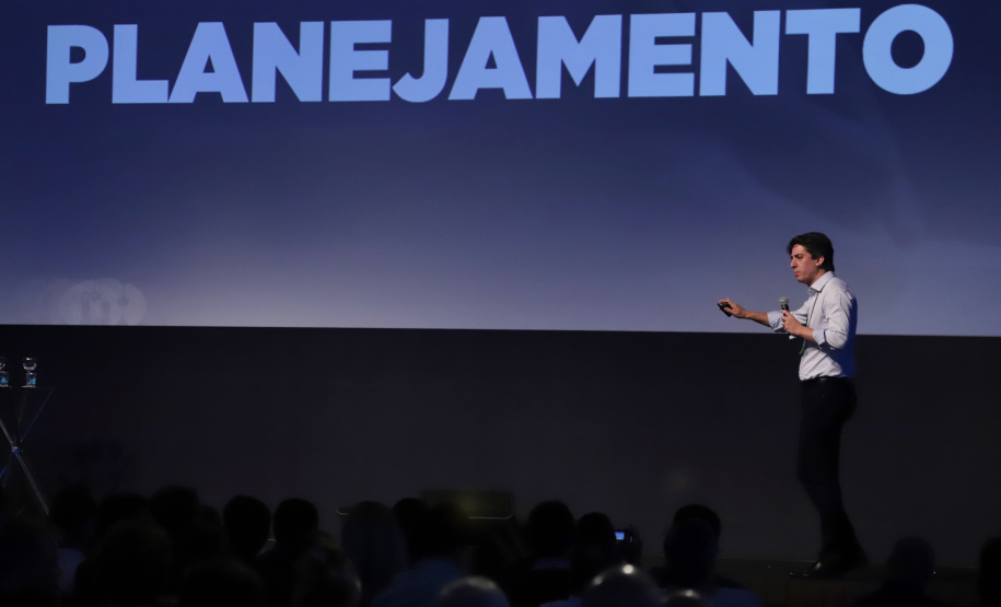 O secretário do Planejamento e Projetos Estruturantes - Valdemar Bernardo Jorge participa nesta sexta-feira (01), do encontro de capacitação Governo 5.0 no Hotel Rafain Palace & Convention, em Foz do Iguaçu. Foz do Iguaçu, 01/11/2019 - Foto: José Fernando Ogura/AEN