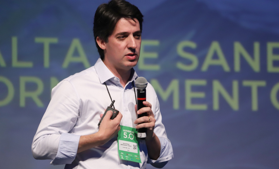 O secretário do Planejamento e Projetos Estruturantes - Valdemar Bernardo Jorge participa nesta sexta-feira (01), do encontro de capacitação Governo 5.0 no Hotel Rafain Palace & Convention, em Foz do Iguaçu. Foz do Iguaçu, 01/11/2019 - Foto: José Fernando Ogura/AEN