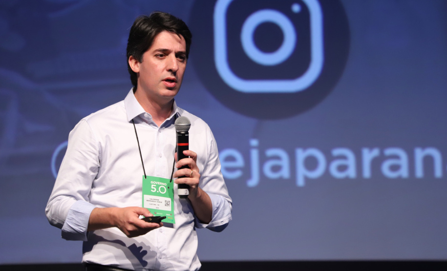 O secretário do Planejamento e Projetos Estruturantes - Valdemar Bernardo Jorge participa nesta sexta-feira (01), do encontro de capacitação Governo 5.0 no Hotel Rafain Palace & Convention, em Foz do Iguaçu. Foz do Iguaçu, 01/11/2019 - Foto: José Fernando Ogura/AEN