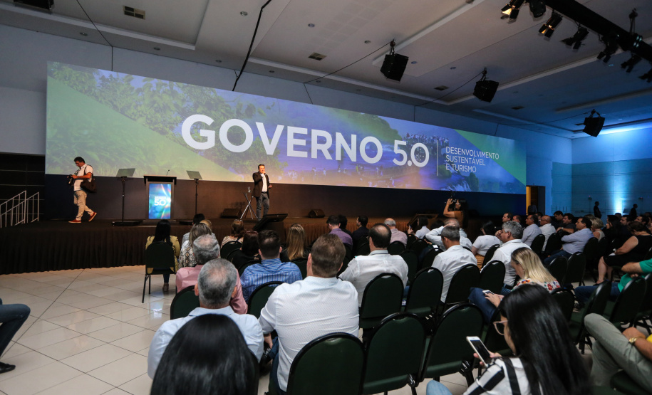 O secretário do Desenvolvimento Sustentável e do Turismo, Márcio Nunes participa nesta sexta-feira (01), do encontro de capacitação Governo 5.0 no Hotel Rafain Palace & Convention, em Foz do Iguaçu. Foz do Iguaçu, 01/11/2019 - Foto: Geraldo Bubniak/AEN