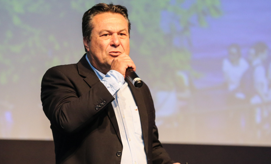 O secretário do Desenvolvimento Sustentável e do Turismo, Márcio Nunes participa nesta sexta-feira (01), do encontro de capacitação Governo 5.0 no Hotel Rafain Palace & Convention, em Foz do Iguaçu. Foz do Iguaçu, 01/11/2019 - Foto: Geraldo Bubniak/AEN