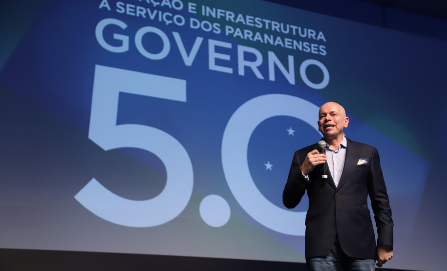 A palestra magna com Leandro Karnal, historiador e professor da Universidade de Campinas (Unicamp) encerrou nesta sexta-feira as apresentações do evento Governo 5.0. Foto: José Fernando Ogura/AEN