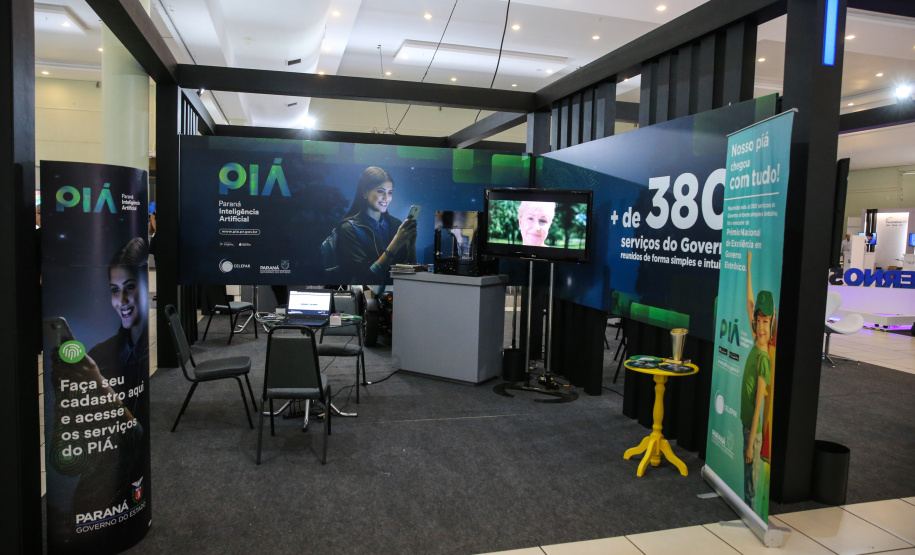 Stand Celepar no Governo 5.0, em Foz do Iguaçu. Foz do Iguaçu, 01/11/2019 - Foto: Geraldo Bubniak/AEN