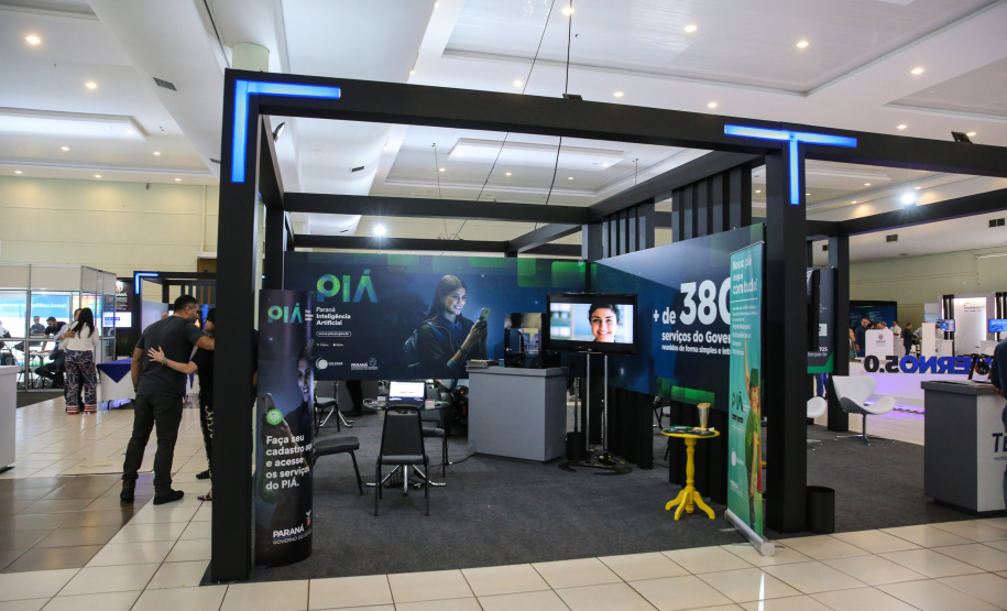Stand Celepar no Governo 5.0, em Foz do Iguaçu. Foz do Iguaçu, 01/11/2019 - Foto: Geraldo Bubniak/AEN