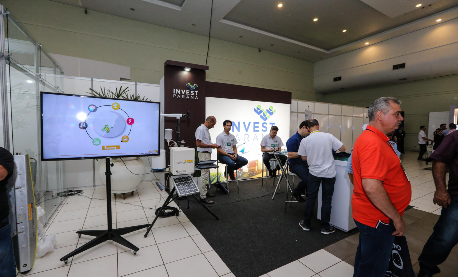 Stands das secretarias nesta quinta-feira (31),  no encontro de capacitação Governo 5.0 no Hotel Rafain Palace & Convention, em Foz do Iguaçu. Foz do Iguaçu, 31/10/2019 -  Foto: Geraldo Bubniak/AEN