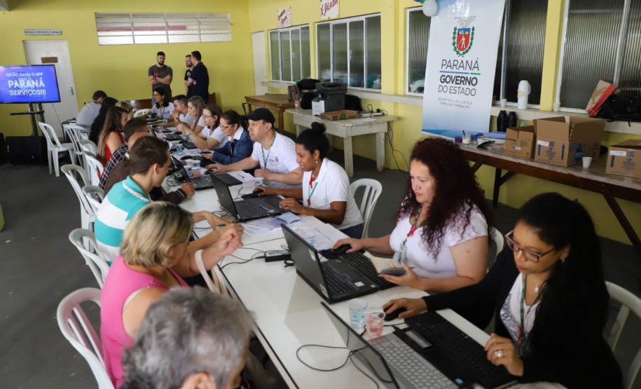 Feira da Cidadania faz mais de 1,5 mil atendimentos na CIC. Foto: Divulgação/SEJUF