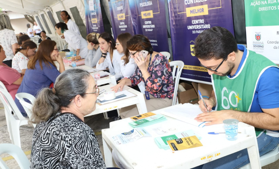 Feira da Cidadania faz mais de 1,5 mil atendimentos na CIC. Foto: Divulgação/SEJUF