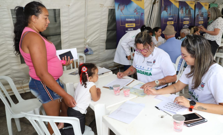 Feira da Cidadania faz mais de 1,5 mil atendimentos na CIC. Foto: Divulgação/SEJUF