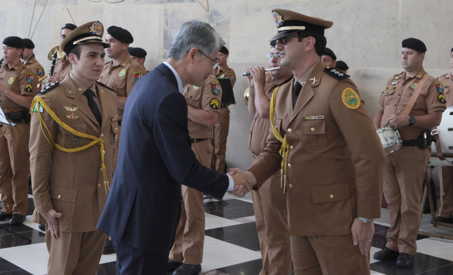 Vice-governador Darci Piana recebe o embaixador da Coreia do Sul,  Chan-Woo Kim. Curitiba,01/11/2019 - Foto: Ari Dias/AEN