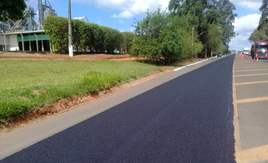 A PR-092, entre Jaguariaíva, passando por Arapoti, ambas no Centro-Oeste, até Wenceslau Braz, no Norte Pioneiro, passa por serviços de remendos e de microrrevestimento asfáltico.  Foto: Divulgação/DER