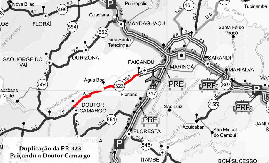 Detonação de rochas interdita a PR-323 nesta quinta-feira