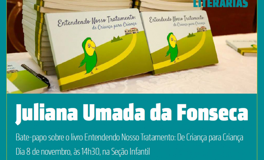 Livro baseado em relatos de crianças com câncer é tema de encontro