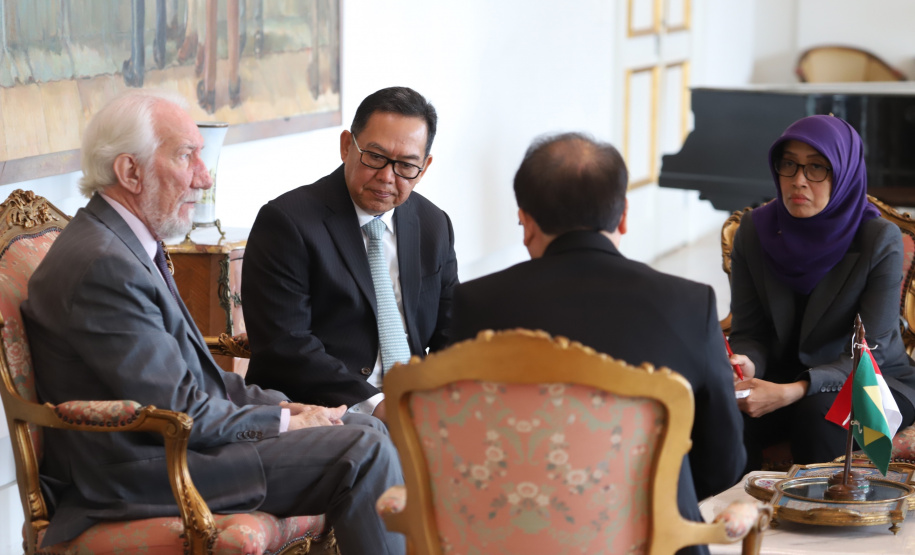 Vice-governador Darci Piana recebe o embaixador da República da Indonésia, Edi Yusup. 07/11/2019 Foto: José Fernando Ogura/AEN