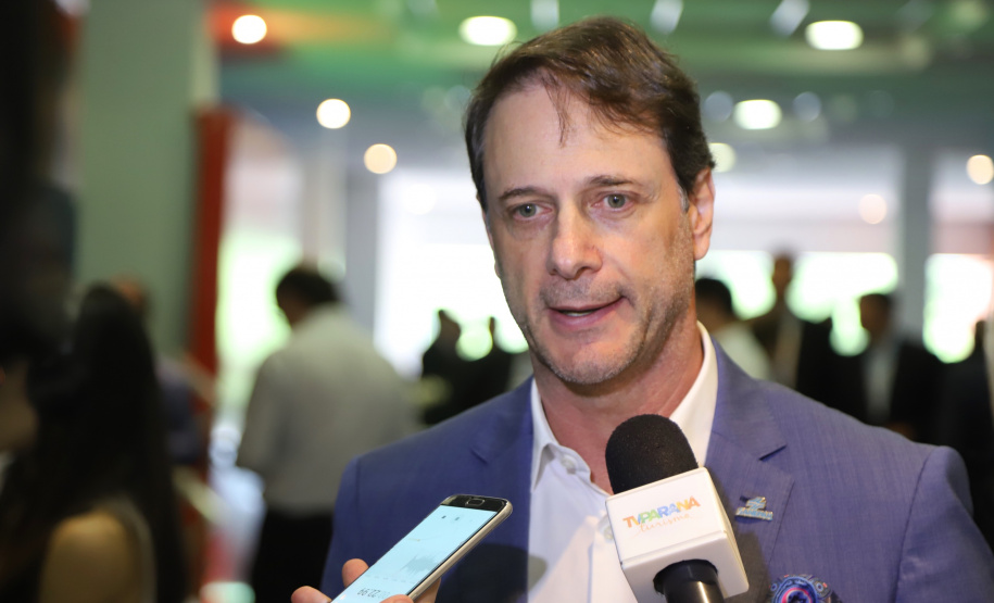 O governador Carlos Massa Ratinho Junior participa do evento de premiação das 500 maiores empresas do Sul. Foto: José Fernando Ogura/AEN