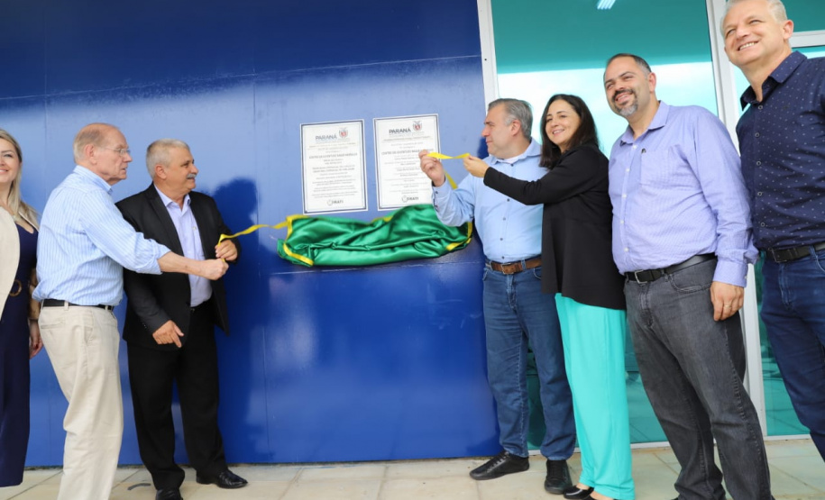 Inauguração do Centro da Juventude Nagib Harmuch, em Irati. Foto:Divulgação/SEJUF