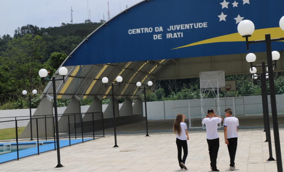 Inauguração do Centro da Juventude Nagib Harmuch, em Irati. Foto:Divulgação/SEJUF