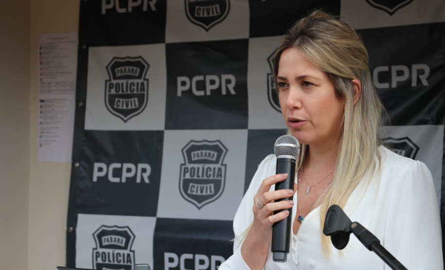 O Núcleo da Divisão de Crimes Contra a Corrupção e a Delegacia da Mulher de Londrina contam com nova estrutura. O prédio que abriga as duas unidades foi inaugurado oficialmente nesta sexta-feira (08). Foto: Divulgação/PCPR