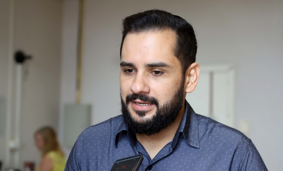 Sanepar instala água tratada na comunidade ruaral Alto do Divino, 11km da sede do município de Campo Morão. N/F: reservatório de água na comunidade de Alto do Divino. N/F: Sergio Henrique dos Santos, secretário de Saúde de Campo Mourão.Campo Mourão, 08-11-19.Foto: Arnaldo Alves / AEN.