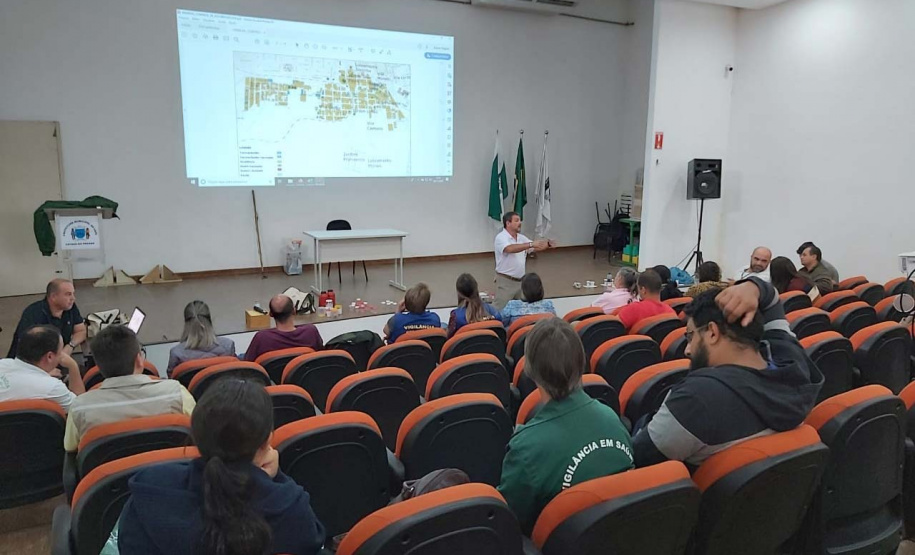 O Serviço Estadual de Vigilância dos Acidentes por Animais Peçonhentos da Secretaria da Saúde promove treinamentos de forma contínua para manter os técnicos da área atualizados. Foto: Divulgação/SESA