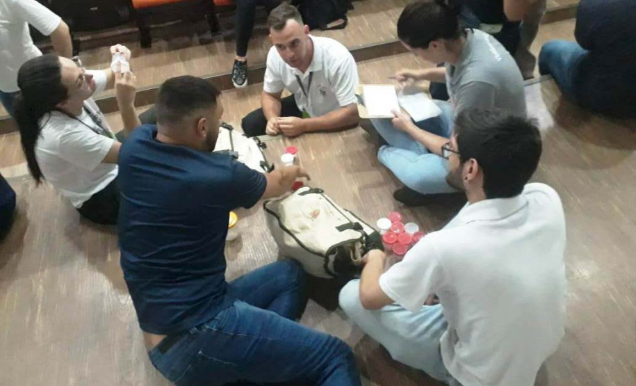 O Serviço Estadual de Vigilância dos Acidentes por Animais Peçonhentos da Secretaria da Saúde promove treinamentos de forma contínua para manter os técnicos da área atualizados. Foto: Divulgação/SESA