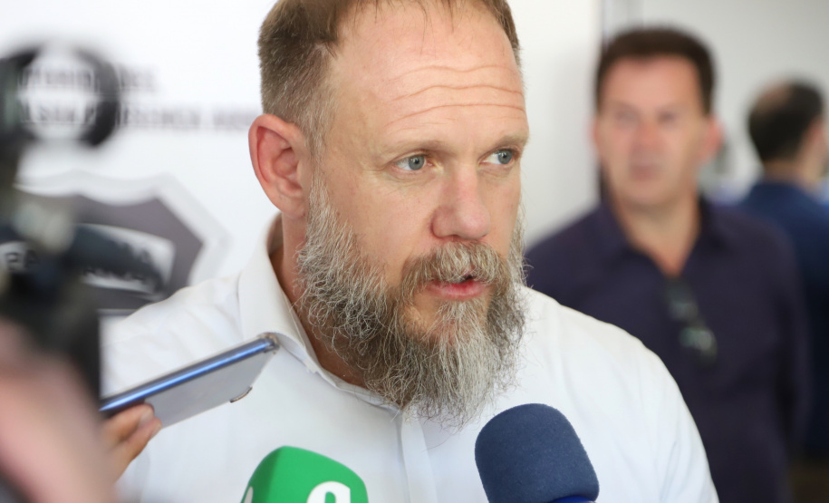 Pato Branco, no Sudoeste do Estado, ganhou uma nova sede da Delegacia da Mulher. O governador Carlos Massa Ratinho Junior inaugurou nesta terça-feira (12) o prédio em que a divisão especializada da Polícia Civil passa a funcionar. O espaço de 380 metros quadrados era utilizado pelo Fórum da cidade e foi repassado para a Secretaria de Estado da Segurança Pública. Foto: José Fernando Ogura/AEN