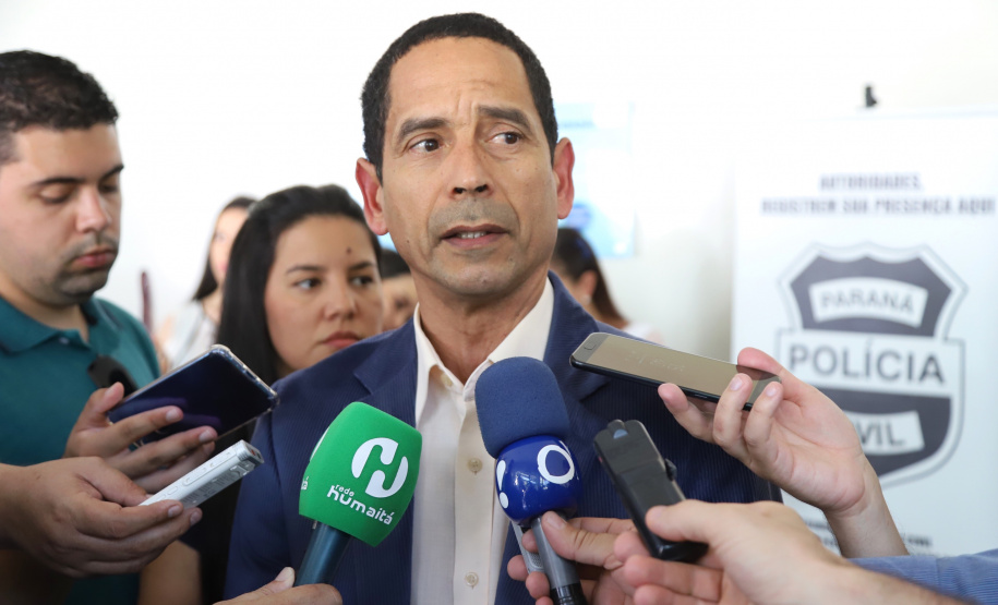 Pato Branco, no Sudoeste do Estado, ganhou uma nova sede da Delegacia da Mulher. O governador Carlos Massa Ratinho Junior inaugurou nesta terça-feira (12) o prédio em que a divisão especializada da Polícia Civil passa a funcionar. O espaço de 380 metros quadrados era utilizado pelo Fórum da cidade e foi repassado para a Secretaria de Estado da Segurança Pública. Foto: José Fernando Ogura/AEN