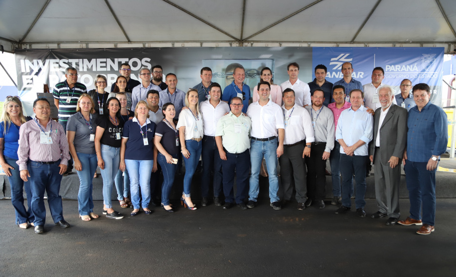 O Governo do Estado entregou nesta terça-feira (12) as obras de melhoria do sistema de abastecimento de água de Pato Branco, na região Sudoeste. O investimento foi de R$ 21 milhões. As obras foram entregues pelo governador Carlos Massa Ratinho Júnior e pelo diretor-presidente da Sanepar, Claudio Stabile.Foto: José Fernando Ogura/AEN