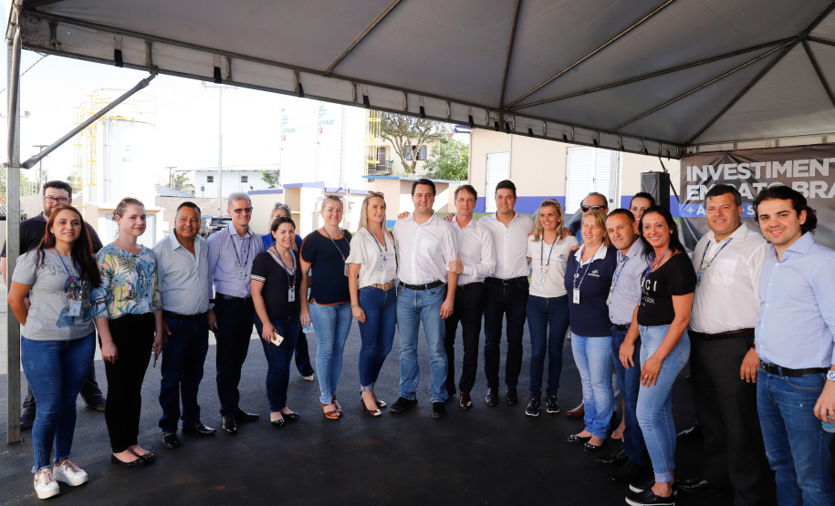 O Governo do Estado entregou nesta terça-feira (12) as obras de melhoria do sistema de abastecimento de água de Pato Branco, na região Sudoeste. O investimento foi de R$ 21 milhões. As obras foram entregues pelo governador Carlos Massa Ratinho Júnior e pelo diretor-presidente da Sanepar, Claudio Stabile.