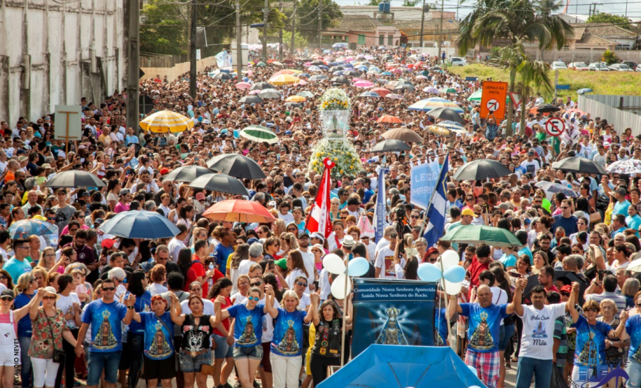Festa do Rocio atrai milhares de pessoas a Paranaguá. Foto: Assessoria de Imprensa/ Santuário Nossa Senhora do Rocio