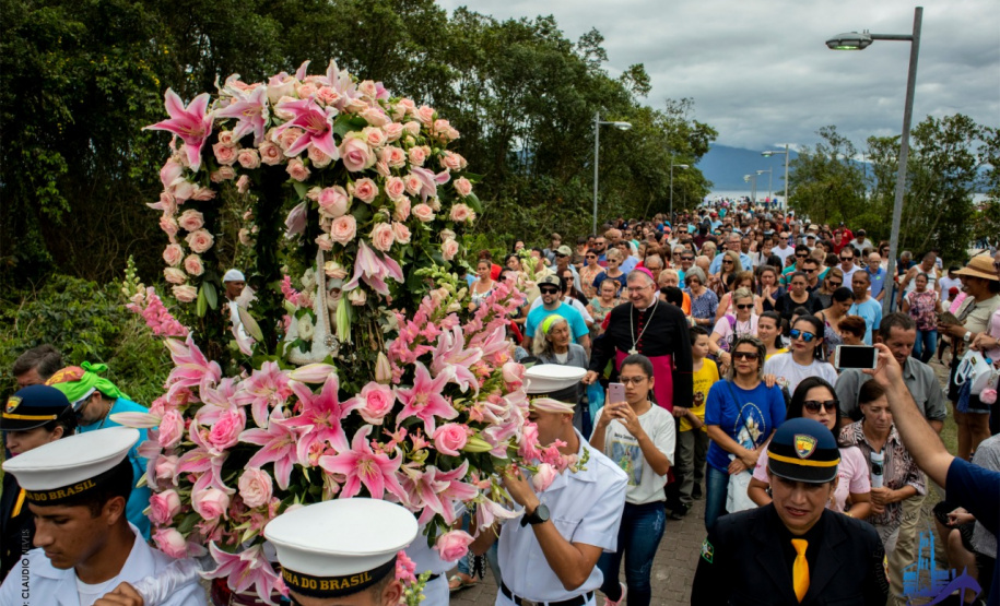 Festa do Rocio atrai milhares de pessoas a Paranaguá. Foto: Assessoria de Imprensa/ Santuário Nossa Senhora do Rocio