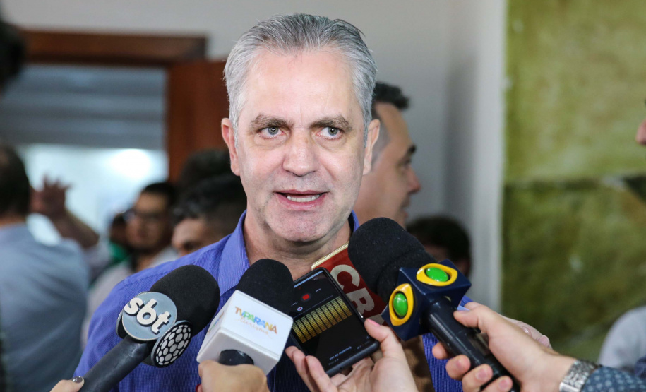 O Governo do Estado libera nesta quinta-feira (14) mais R$ 25 milhões para a continuidade das obras do Hospital da Criança de Maringá (Noroeste). A solenidade acontece na prefeitura de Maringá, com as presenças do  Secretário de Saúde ? Beto Preto e  do Prefeito de Maringá, Ulisses Maia (foto).Maringá, 14/11/2019 -  Foto: Geraldo Bubniak/AEN