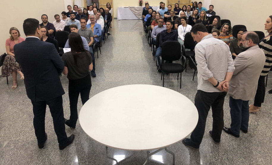 Novos servidores passam a integrar o quadro da Controladoria-Geral do Estado. Eles já começaram a capacitação para conhecer em detalhes as atividades de combate à corrupção desenvolvidas pelas coordenadorias da CGE. Foto: Divulgação/CGE