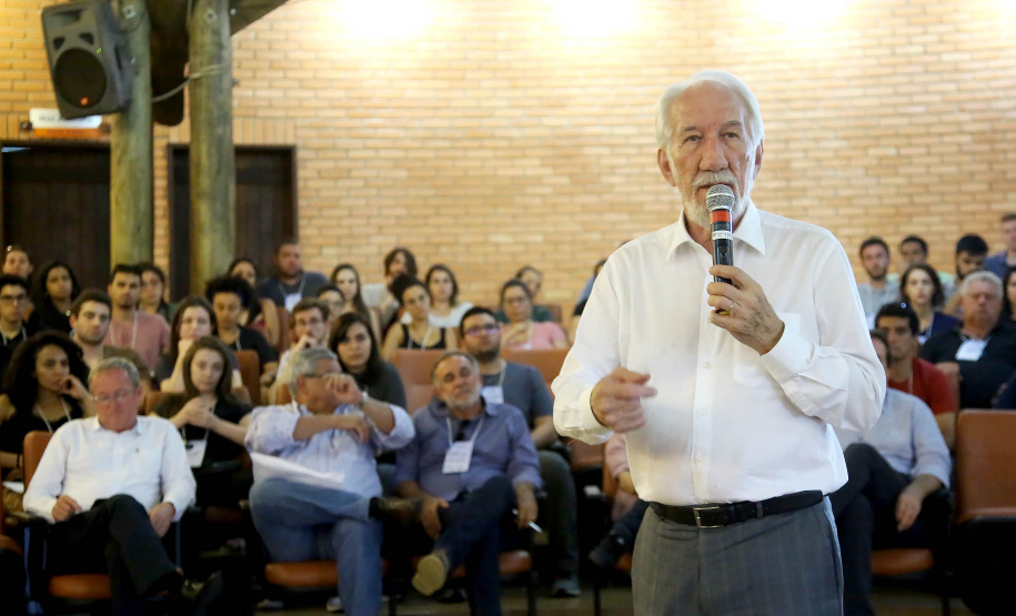 Governador em exercício Darci Piana recepcionou, em Faxinal do Céu, os novos residentes técnicos ambientais do futuro Instituto Água e Terra. Faxinal do Céu,18/11/2019 Foto:Jaelson Lucas / AEN